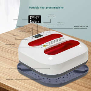 Meilleure vente Petite sublimation <span class=keywords><strong>Easypress</strong></span> Mini machine de transfert de chaleur Vert/Rouge Mini presse à chaud portable T-shirt à faire soi-même Logo - Product Image 4