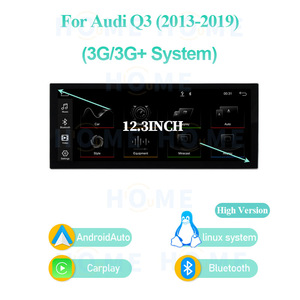 Écran multimédia de voiture, console <span class=keywords><strong>centrale</strong></span>, Carplay sans fil pour <span class=keywords><strong>Audi</strong></span> <span class=keywords><strong>Q3</strong></span> 2013-2018, navigation GPS, écran ultra-fin de 12,3 pouces - Product Image 3