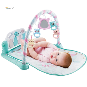 Tapis de <span class=keywords><strong>piano</strong></span> à pédale oyuncak pour bébé avec jouets suspendus de dessin animé tapis de jeu d'activité rampante pour les tout-petits - Product Image 1