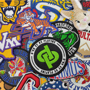 Custom Logo Iron On <strong>Patches</strong> Wholesale Full Embroidery <strong>Patches</strong> For Clothing - Product Image 3