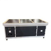 Mesa de Trabajo con Sistema de Aspiración de Polvo de 2m, Limpieza Automática por Pulsación para Taller Metálico
