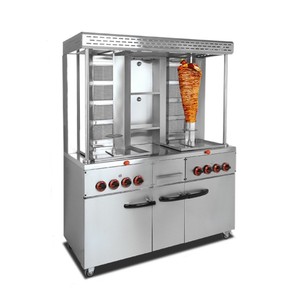 Máquina automática para parrilla de barbacoa, <span class=keywords><strong>pincho</strong></span> vertical rotativo para Kebab y máquina para asar para bistec - Product Image 6