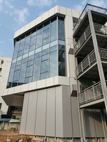 Panneaux de façade murale en aluminium pour la décoration extérieure des centres commerciaux, des tours de bureaux et des bâtiments – Vente en gros directe usine