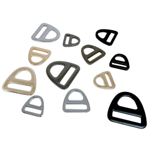 Hebilla de Anillo en <span class=keywords><strong>D</strong></span> Triangular de Metal de 26 mm para Arnés de Seguridad Deslizante, Accesorios para Bolsos - Product Image 5