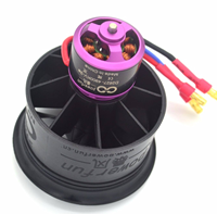 Ventilateur à conduit électrique DoBoFo EDF 50 mm à 11 pales pour modèle d'avion à moteur RC, moteur à réaction