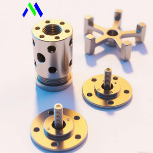 ชิ้นส่วนกลึง CNC อลูมิเนียมอโนไดซ์ที่มีความแม่นยำสูงสำหรับอุปกรณ์การบินและอวกาศหุ่นยนต์และอุตสาหกรรมอัตโนมัติ - Product Image 2