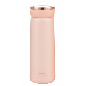 PINKAH 15oz/470ml Thermos sous vide en acier inoxydable Tasse à café au design classique pour la rentrée des classes Bouteille d'eau chaude avec infuseur - Product Image 3