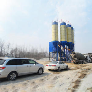 Foundation-Free HZS 25/35/50/75 <b>Concrete</b> Batching Plant Lifting Hopper Motor-PLC-Gearbox Core Production Line Mixing <b>Machinery</b> - Product Image 1
