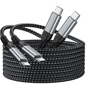 Werkseitige Voll funktion 3.1 3.2 5 Gbit/s 4K @ 60Hz 3A Schnell ladung 60W USB C zu USB C Kabel