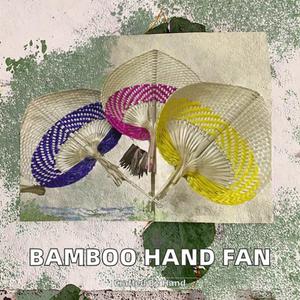 Éventail en feuille de palmier sculptée en bambou 30*40cm, écologique, tressé en paille, peint, pour l'été, la décoration intérieure, Halloween, Noël, Nouvel An - Product Image 2