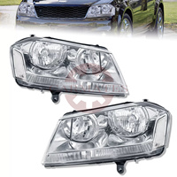 Pour 2008-2014 Dodge Avenger phares assemblage boîtier noir coin ambre 5116343AD 5116342AD CH2502215