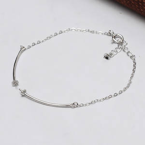 S925 <b>Silver</b> <b>Bracelet</b> with Fresh Small <b>Pearl</b> Women's DIY Jewelry Accessories Fancy Hand Ring with Empty Tray - Product Image 2