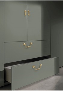Hot Sale Brushed Gold Chrome <strong>Silver</strong> <strong>Antique</strong> Solid Brass <strong>Drawer</strong> Handles Kitchen Cabinet Pulls and <strong>Knobs</strong> - Product Image 5