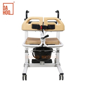 Hidrolik pengangkat pasien portabel Transfer Lift Hoist mesin bergerak menonaktifkan perawatan Commode kursi roda untuk mobil - Product Image 3