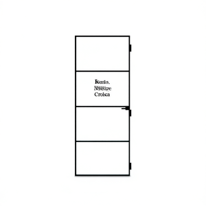 Porte de séparation intérieure en verre trempé et aluminium, design minimaliste noir, ouverture latérale, 79,3 pouces de haut - Product Image 1