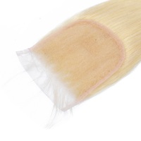 Mèches brésiliennes lace closure 613 lisses — celie, 4x4, 613 hd