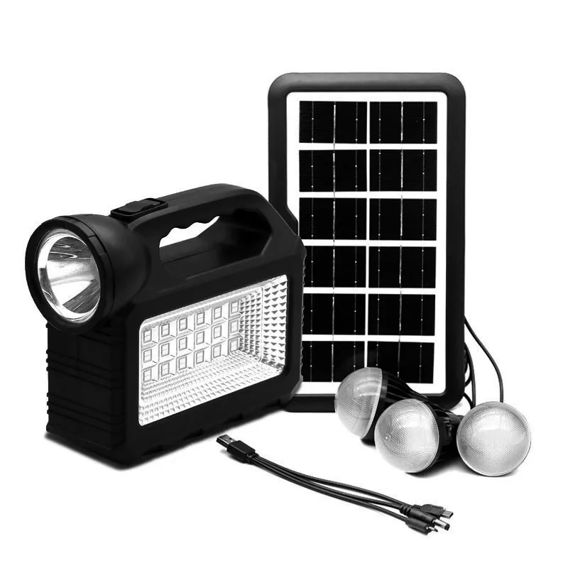 Đèn năng lượng mặt trời tắt lưới có thể sạc lại Gd Mini Lite DC năng lượng di động điện năng lượng mặt trời nhà chiếu sáng Kit hệ thống