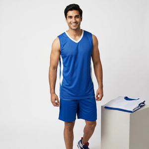 Factory Price OEM Customized Quick Dry Fashion Sports <b>T</b>-<b>shirt</b> Men Print V Neck Basketball Jersey - Product Image 1