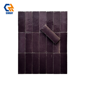 Bordes de Porcelana Marroquí Zellige de 50x150 mm y 12 mm, Antibacterianos, Antideslizantes, Resistentes a los Ácidos, para Paredes Interiores Modernas, Baños y Apartamentos - Product Image 4