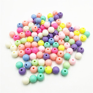 Acrylic Round <b>Beads</b> Mixed Colors 6mm For Jewelry Making Yiwu Factory <b>Direct</b> Sale - Product Image 5