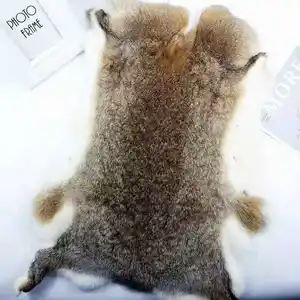 natural Genuine chinchilla Rex Rabbit Fur Pelt Skins Pelts