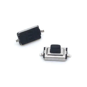 Botón Negro de 3.8mm de Altura, Interruptor Táctil SMD de 2 Pines, Microinterruptor para Herramientas Eléctricas y Hogar - Product Image 2