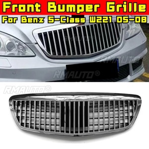 ชุดแต่งกระจังหน้ารถยนต์ สำหรับ Mercedes Benz S-Class W221 ปี 2005-2008  ชุดแต่งกันชนหน้า  แถบตกแต่งกระจังหน้า  สำหรับรถแข่ง - Product Image 2