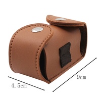 Sac de golf en cuir à fixation lombaire pour la vente en gros, sac de rangement portable pour accessoires de golf et tee-clip