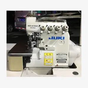 Used JUKIS MO-6716D Series Direct-drive Overlock Safety Stitch Sewing Machine for T-shirt