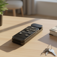 Télécommande intelligente automatique à 9 touches pour lampe de chevet connectée, 2,4 GHz, code roulant et code fixe, portée 20 m, personnalisable OEM/ODM