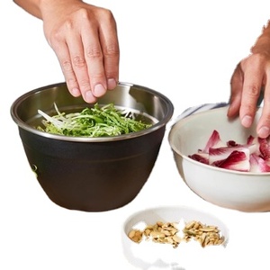 Phong Cách Mới Thép Không Gỉ Bát Salad Set Với Kín Nắp Bền Nhà Đồ Ăn Nhà Bếp Trộn Bát Cho Salad - Product Image 4