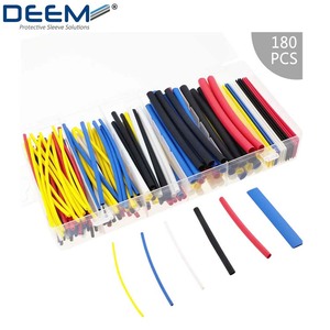 Ống co nhiệt 2:1, ống bọc cáp co nhiệt không keo, màu đen - Product Image 3