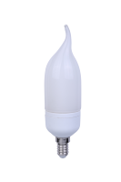 Flimmerfreie Mini-Kerzenförmige Rückleuchte 2700K 6500K Energiesparlampe 9W 7W E14 CFL-Glühbirne