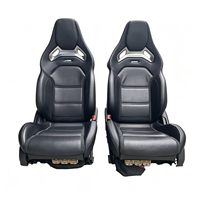 Pièces de voiture d'occasion, siège baquet sport AMG pour Mercedes Benz C63 W205, métal noir, imperméable, avec ventilation, siège de course, paire
