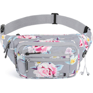 Wholesale Custom Design Sublimated Fanny Packs with Bottle Holder for Hiking Cycling <b>Running</b> Waist Bag with Drink Holder - Product Image 1