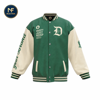 Veste de baseball brodée d'occasion pour femme, vêtement d'hiver presque neuf, exclusivité pour les ventes transfrontalières aux Philippines