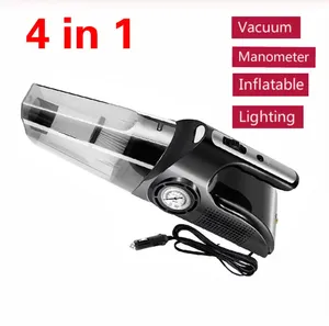LCD Display and LED Light DC 12V Car Vacuum Cleaner 4 in 1 Wireless Car Vacuum Cleaner Wet And Dry Car Vacuums Air Pump