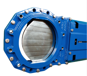 Vanne à couteau EN558 série 20(K1) avec assemblage de boîte de protection sans outil supplémentaire Vanne à couteau standard DIN - Product Image 1