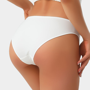 Ropa Interior Femenina de Algodón Puro 2024, Talle Grande, Sin Costuras, de Cintura Baja, con Efecto Lifting de 260 Libras, Tejido Peinado 40S, Transpirable, Ecológica, ODM - Product Image 5