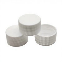 Couvercles en plastique ronds à large ouverture 18-410 20-410, lisses, pour pots cosmétiques