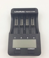 Chargeur de batterie LCD Lii-500 à 4 baies pour Li-ion NiMH AA AAA 18650 26650 avec test rapide, sortie USB et testeur de capacité multifonction