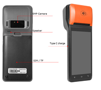 Terminal POS Portátil Directo de Fábrica, Android 13 GMS, Pantalla de 5.5 Pulgadas, Escáner de Código de Barras 2D, Impresora de 58 mm, NFC Tipo C para Comercio Minorista