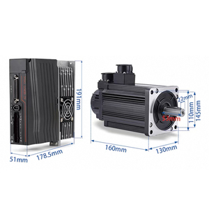 Hoog Koppel 0,85 Kw Eenfasige Ac Servomotor 5,4 Nm 1500Rpm Voor Industriële Automatisering En Cnc Machines Model 130zst-z1c05415