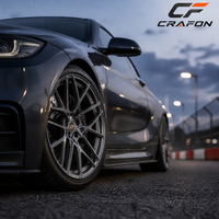 Nouvelles jantes en alliage d'aluminium forgé CF Aerospace 20-22 pouces 5x112 73.1 compatibles avec Taycan J1 Macan 95B EV SUV, design maillé haute performance