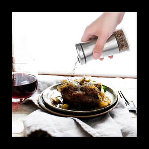 Wholesale Stainless Steel Salts Pepper Shaker Seasoning <b>Pot</b> Can Spices Bottle Jar Organizer Multi Holes Condiments Boxes Gadget - Product Image 6