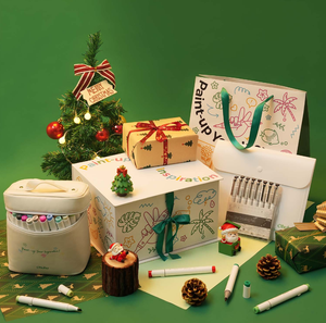 Caja de regalo <span class=keywords><strong>Ohuhu</strong></span> para chicas adolescentes, mujeres, mujeres, día de la madre, paquete de marcadores: Juego de marcadores de alcohol de 72 colores, 16 hojas para colorear, - Product Image 3