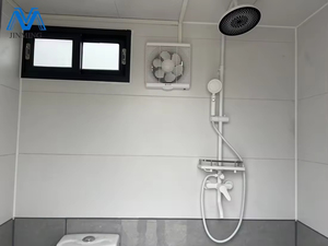 Toilettes portables à montage facile, <span class=keywords><strong>WC</strong></span> mobile d'extérieur, toilettes préfabriquées publiques avec douche - Vente chaude - Product Image 6