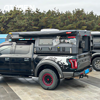 Tente pliante en fibre de verre légère Popup Body Expedition 4x4 Overland Slide-In Pickup Folding Shell Campers