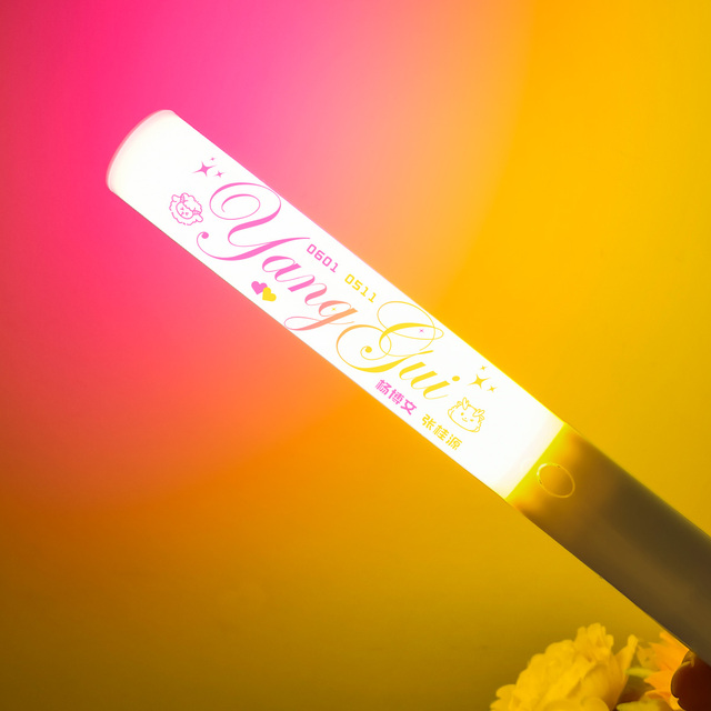 Corporate Presentation Supplies Kpop Fan LED Light Sticks Custom Logo Graduation Thanksgiving Battery Operated Waterproof