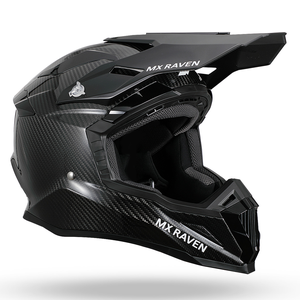 Erwachsenen-Motocross <span class=keywords><strong>BMX</strong></span> MX ATV Dirt Bike Quad Motorrad Vollgesichtshelm mit Klarem Visier im Rennstil aus Kohlefaser - Product Image 1